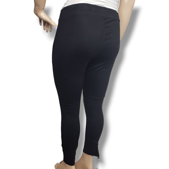 Torrid Suede Legging Womens 1X Full Length‎ Signature Waist Black - Picture 6 of 11